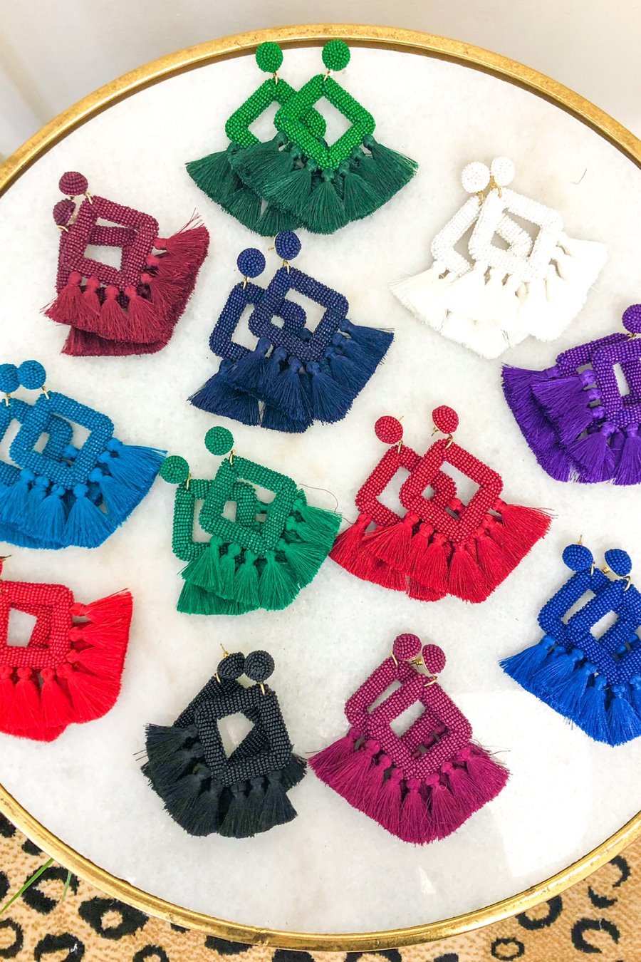 Ellie Fringe Drop Earrings - Jess Lea Wholesale