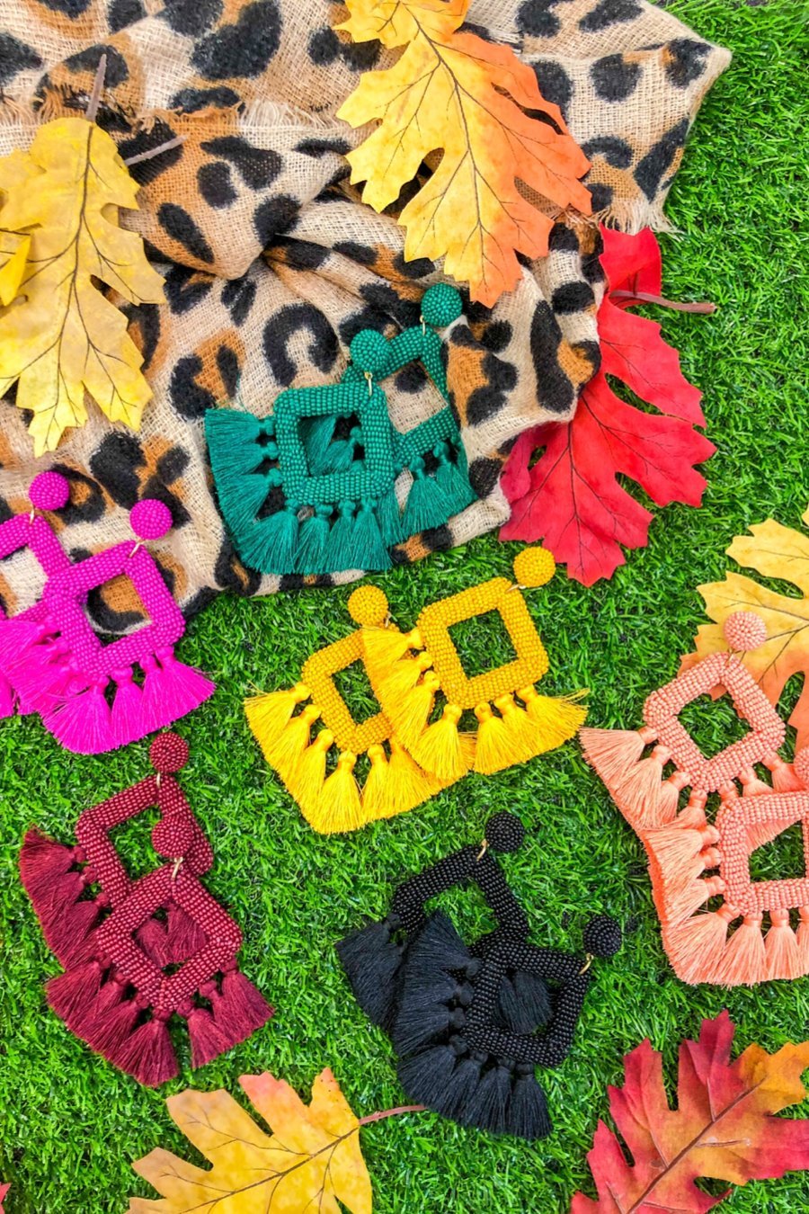 Ellie Fringe Drop Earrings - Jess Lea Wholesale