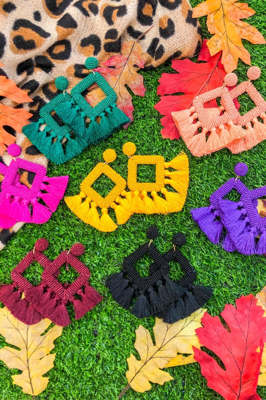 Ellie Fringe Drop Earrings - Jess Lea Wholesale