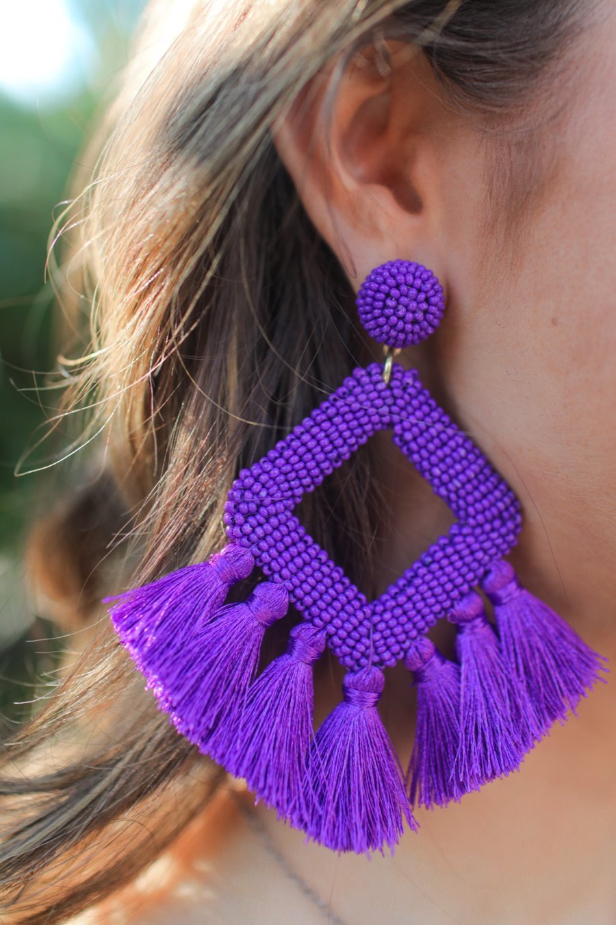 Ellie Fringe Drop Earrings - Jess Lea Wholesale
