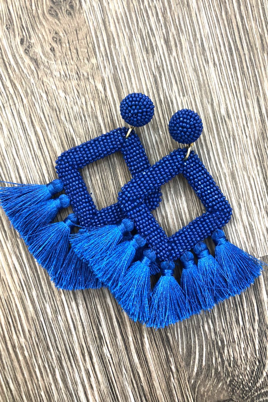 Ellie Fringe Drop Earrings - Jess Lea Wholesale