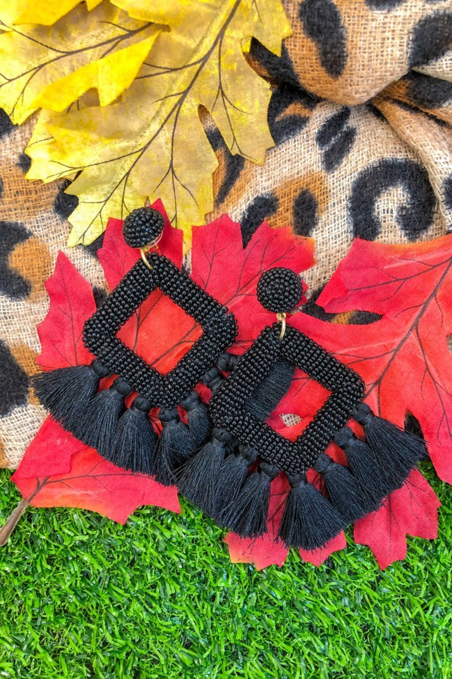 Ellie Fringe Drop Earrings - Jess Lea Wholesale