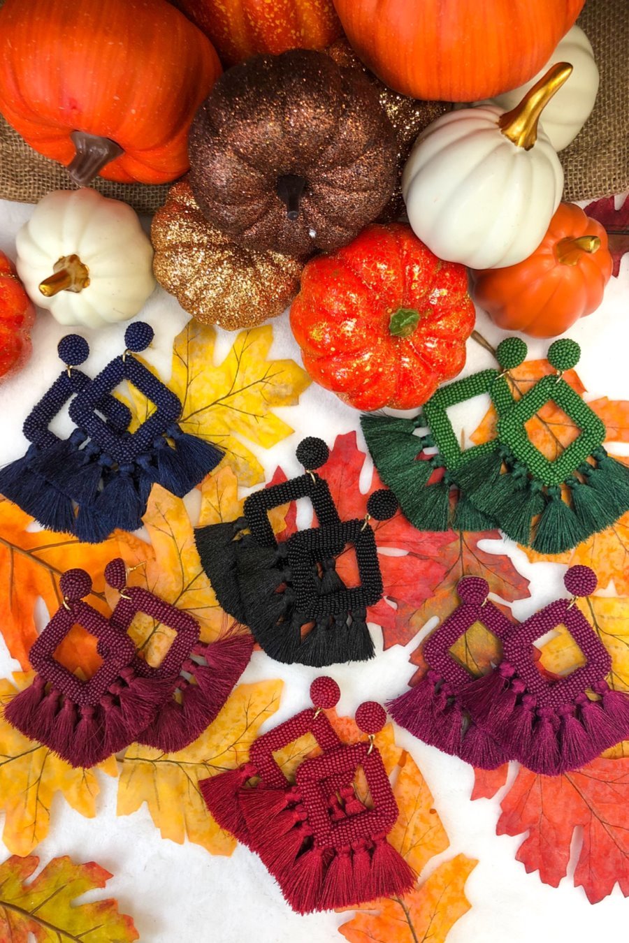 Ellie Fringe Drop Earrings - Jess Lea Wholesale