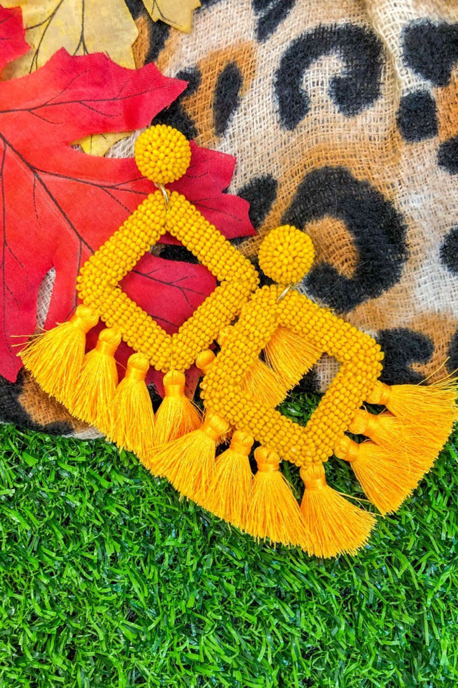 Ellie Fringe Drop Earrings - Jess Lea Wholesale