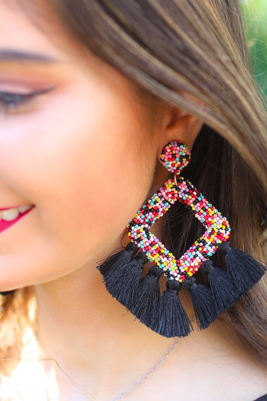 Ellie Fringe Drop Earrings - Jess Lea Wholesale