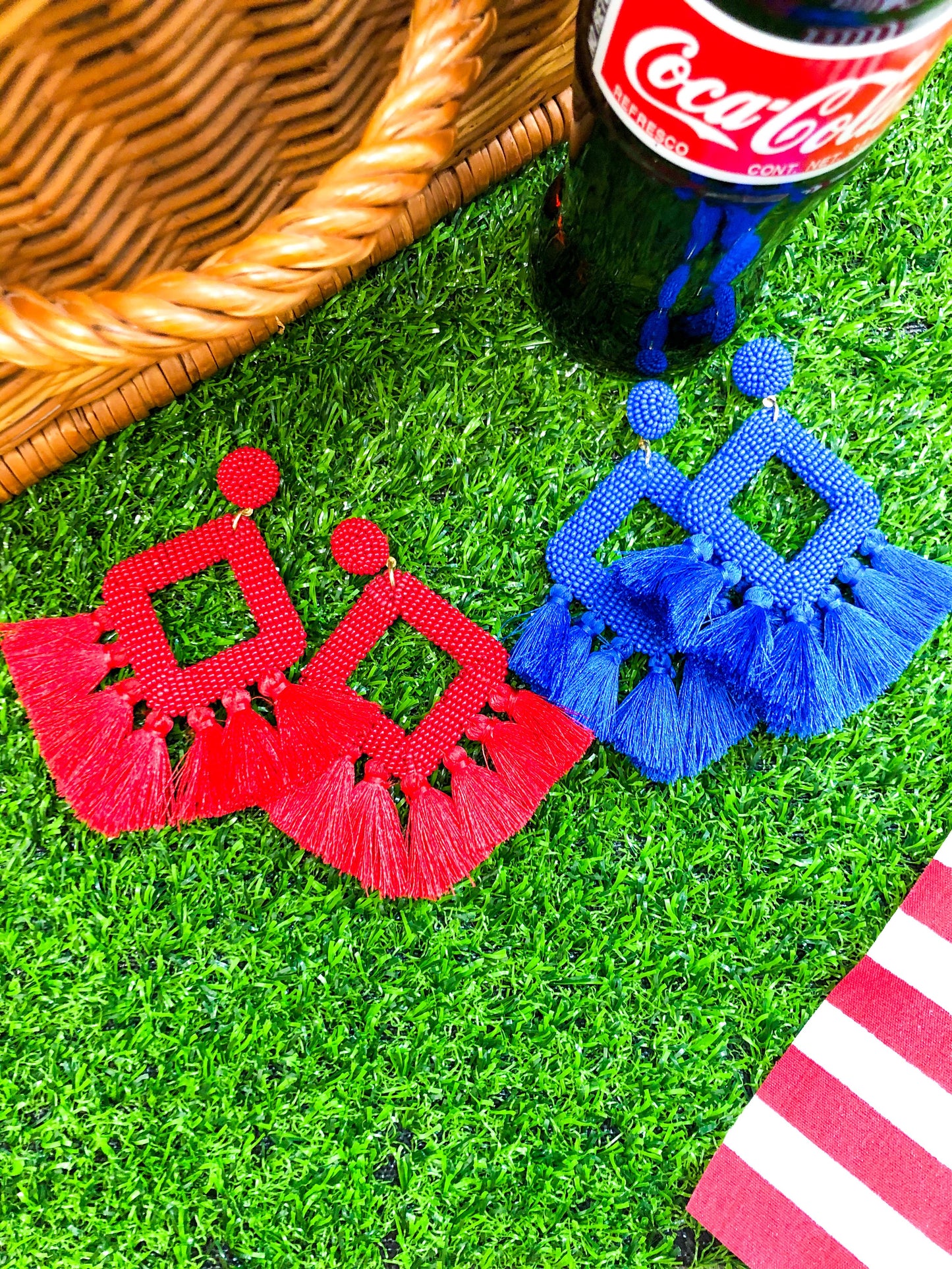 Ellie Fringe Drop Earrings - Jess Lea Wholesale