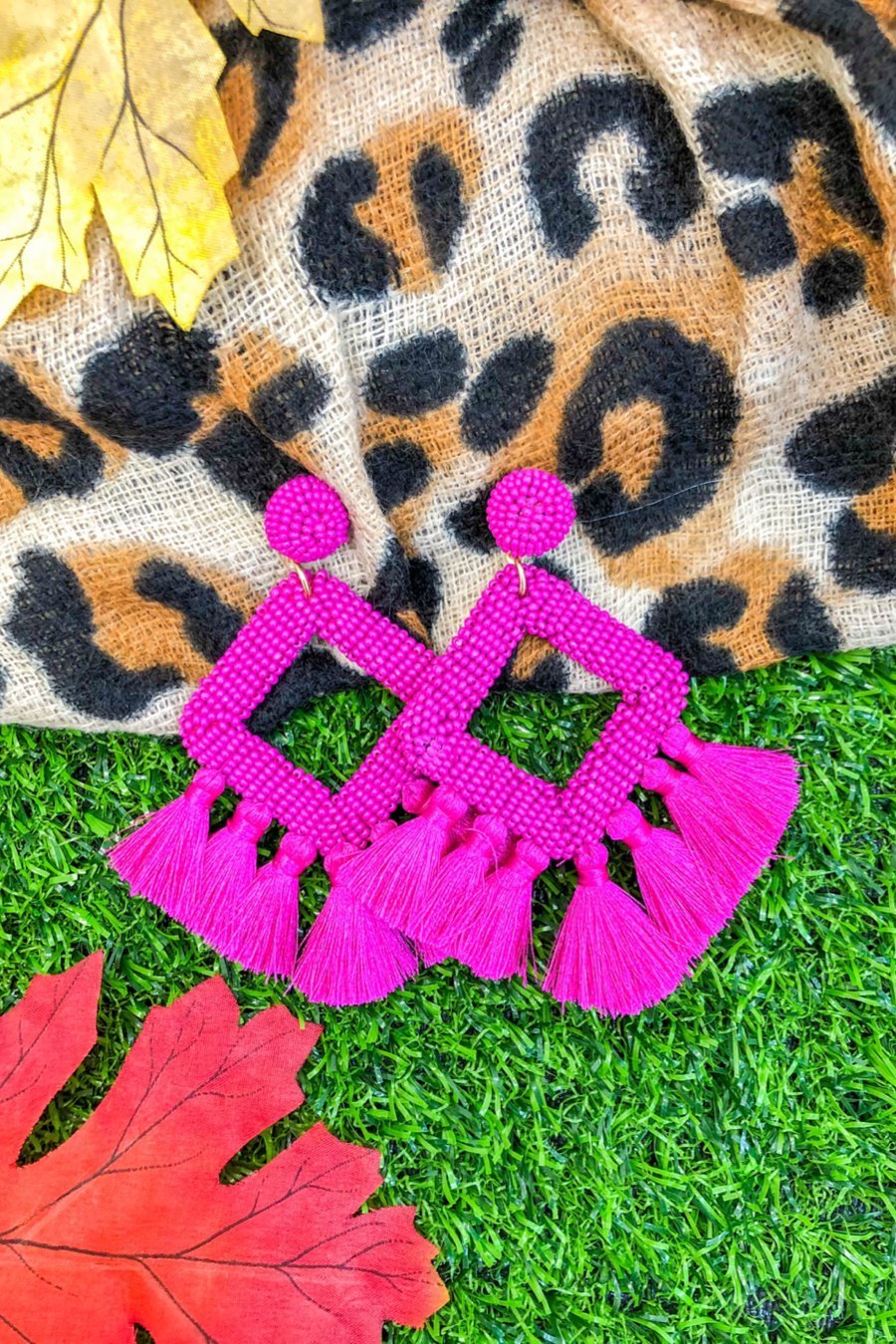 Ellie Fringe Drop Earrings - Jess Lea Wholesale