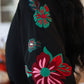PREORDER- Donna Floral Embroidered Top- Black