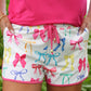 PREORDER- Midnight Bow Neon Pastel Everyday Shorts
