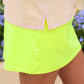 PREORDER- Solid Neon Yellow Skort