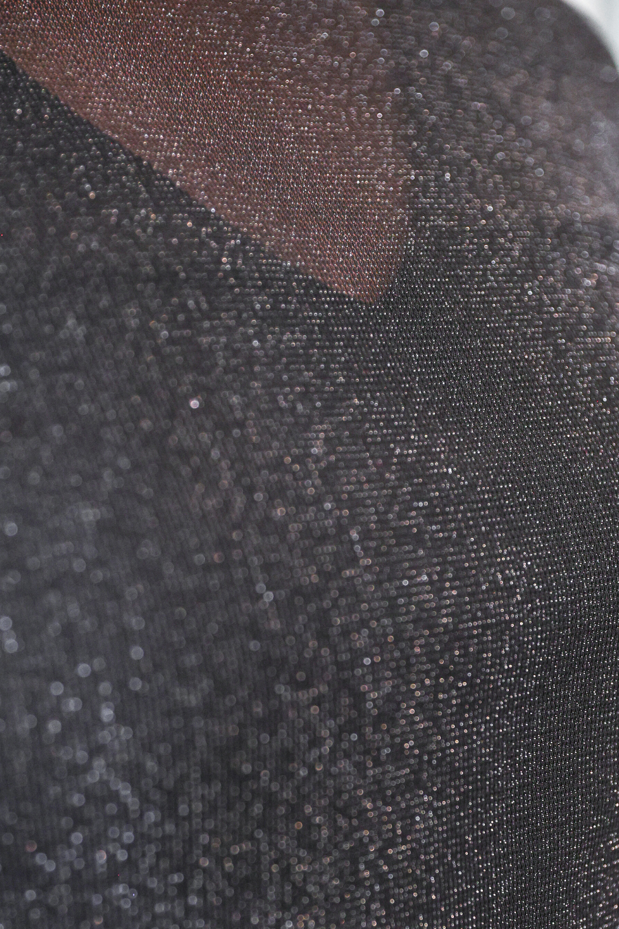 PREORDER- Keigan Mesh Top- Black Glitter