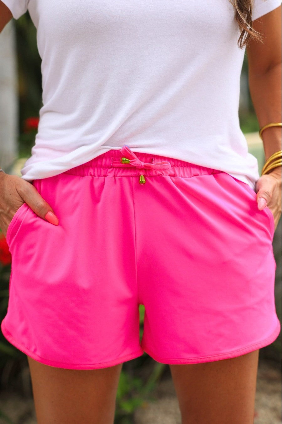 PREORDER- Solid Neon Pink Everyday Shorts