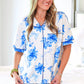 Blossom Short Sleeve Ruffle Pajama Set
