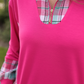 PREORDER- Juniper Plaid Pullover- Pink