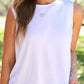PREORDER- Banks Basic Lettuce Tank- White