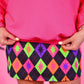PREORDER- Levi Ribbed Quarter Zip Pullover- Neon Pink