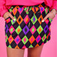 PREORDER- Witching Hour Argyle Skort