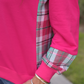 PREORDER- Juniper Plaid Pullover- Pink