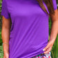 PREORDER- Jess Lea Basic Tee- Purple