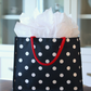 After Dark Polka Dot Tote Bag