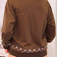 PREORDER- Foil Gingerbread House Pullover