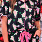 PREORDER- Merry Bow Christmas Treat Ruffle Pajama Set