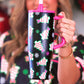 PREORDER- Bow Christmas Treat Snowflake Sleek Tumbler