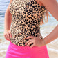 PREORDER- Miami Heat Tankini Swimsuit- Leopard