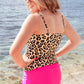PREORDER- Miami Heat Tankini Swimsuit- Leopard