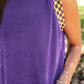 PREORDER- Checkmate Ribbed Tank- Purple