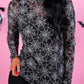 PREORDER- Kate Mesh Top- Spider Webs