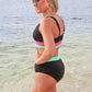 PREORDER-Shades of Summer Two Piece Swimsuit- Black