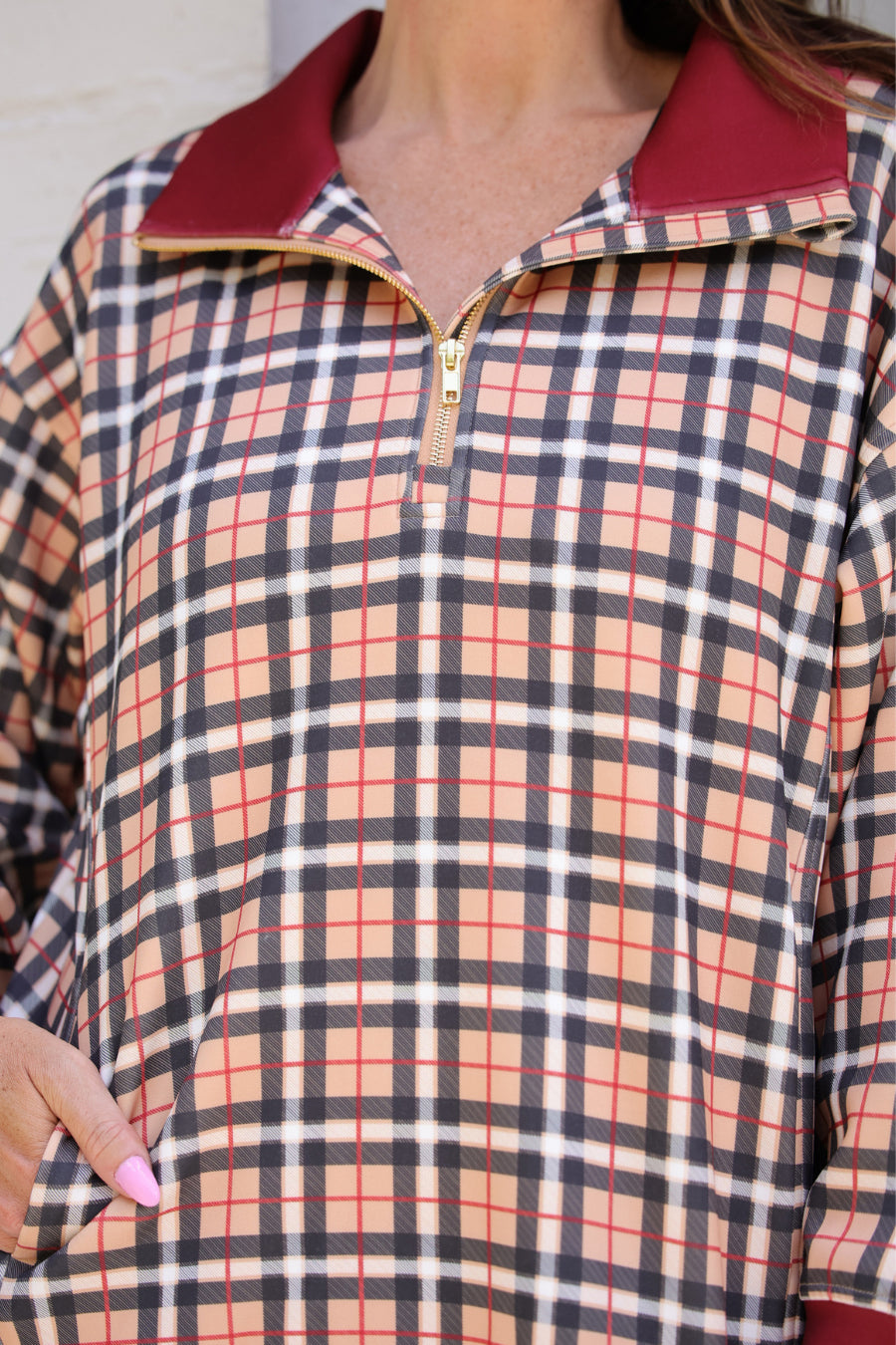 PREORDER- Everyday Pullover- Nora Plaid