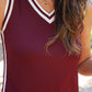 PREORDER- Sideline Tunic Biker Set- Maroon