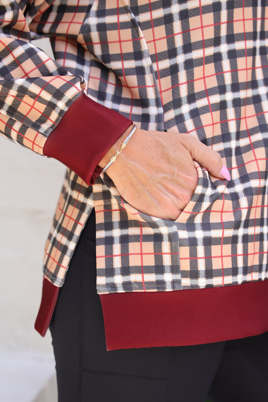 PREORDER- Everyday Pullover- Nora Plaid