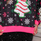 PREORDER- Foil Bow Christmas Treat Snowflake Pullover