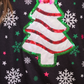 PREORDER- Foil Bow Christmas Treat Snowflake Pullover