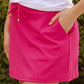 PREORDER- Solid Raspberry Skort
