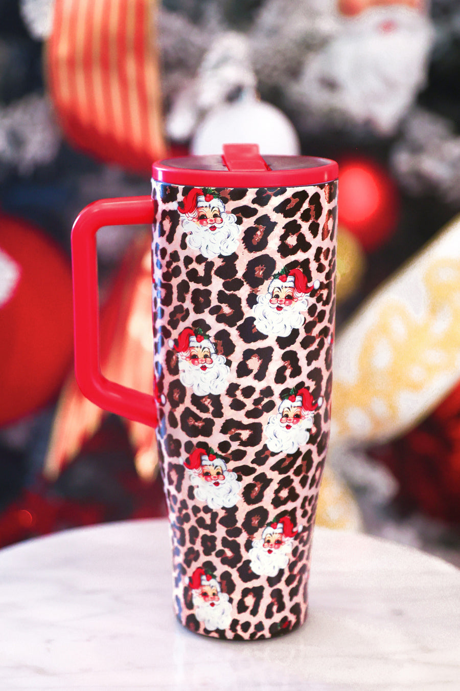 PREORDER- Santa Safari Chic Sleek Tumbler