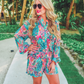 Paradise Awaits Pleated Set