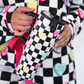 PREORDER- Checkered Conversation Hearts Sleek Tumbler