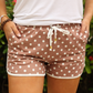 Mocha Mousse Polka Dot Everyday Shorts