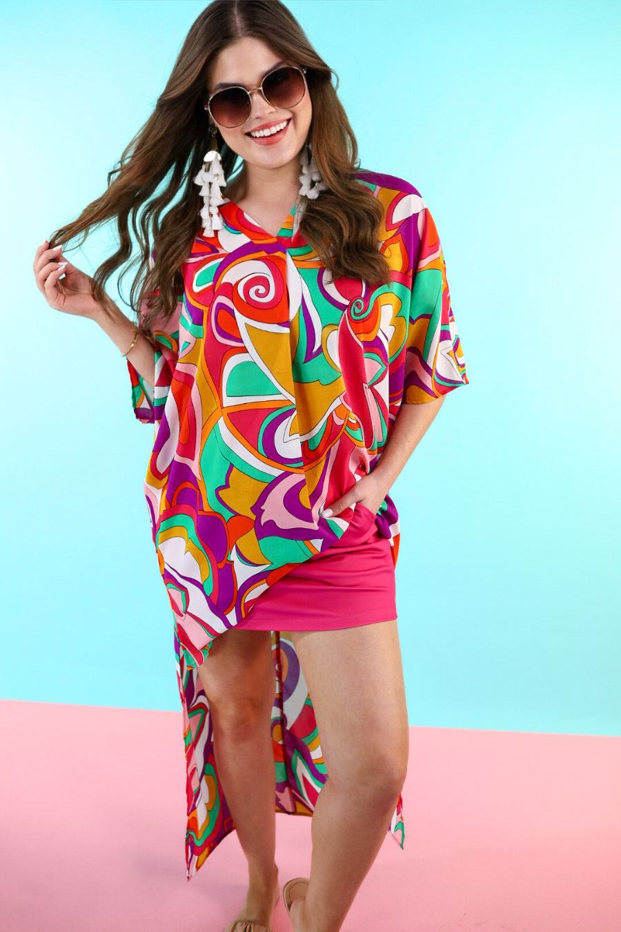Sunny Skies Hi Lo Tunic