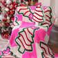 PREORDER- Checkered Bow Christmas Treat Blanket