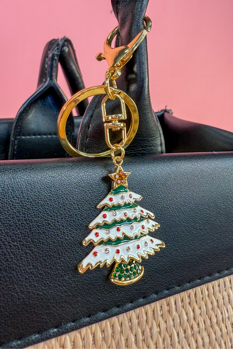 Festive Fir Bag Charm