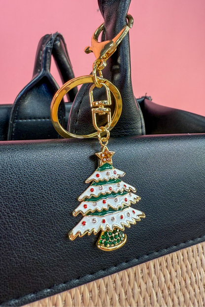 Festive Fir Bag Charm