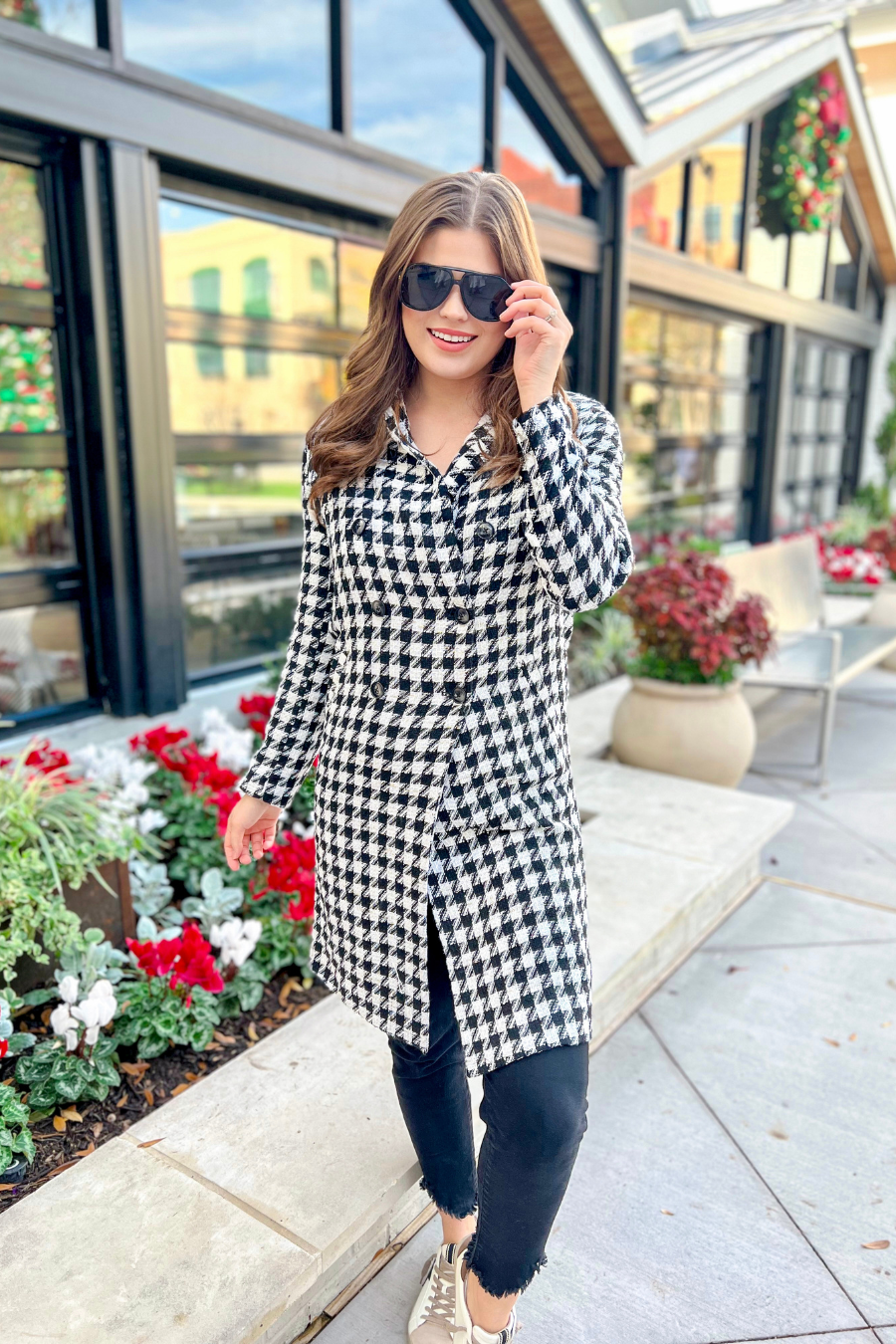 Fifth Avenue Herringbone Coat - Jess Lea Wholesale