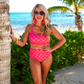 Checked Out Two Piece Swimsuit