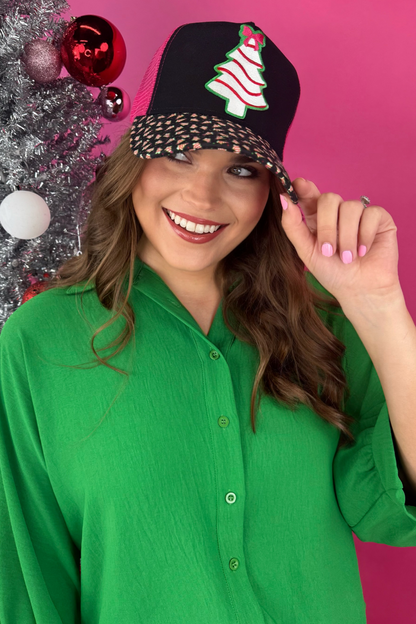PREORDER-Bow Christmas Treat Trucker Hat