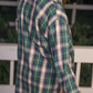 PREORDER Lola Flannel Tunic Top- Green